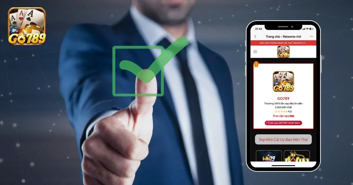 Quy trình đăng ký GO789 cực dễ dành cho người chơi mới 3 Các bước đăng ký GO789 dành cho người mới
