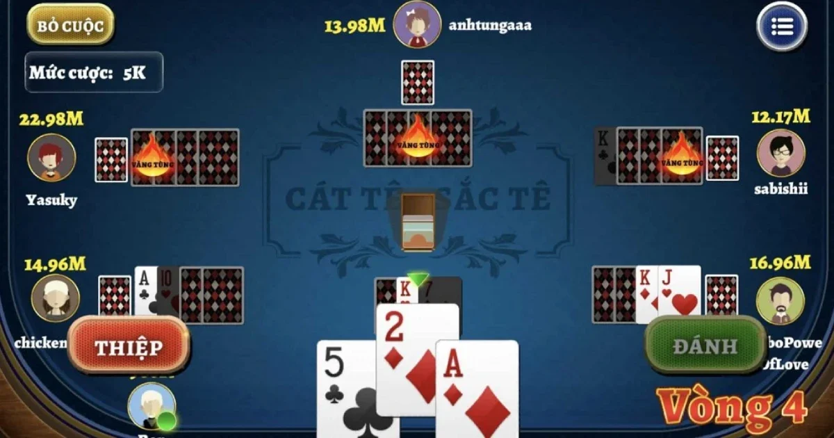 Giới thiệu về game bài catte & Chiến thuật thắng bài catte 2 Giới thiệu về game bài catte