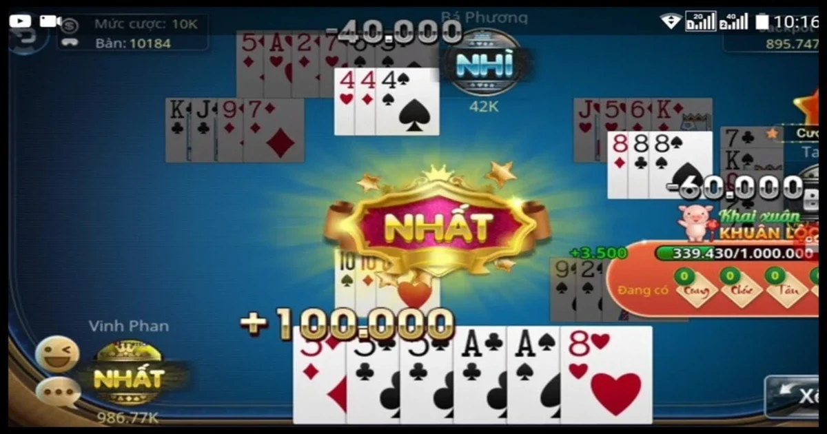 Cách chơi game bài tú lơ khơ