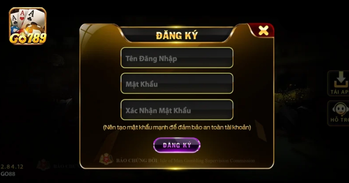 Hướng Dẫn Đăng Ký Tài Khoản Tại Go789