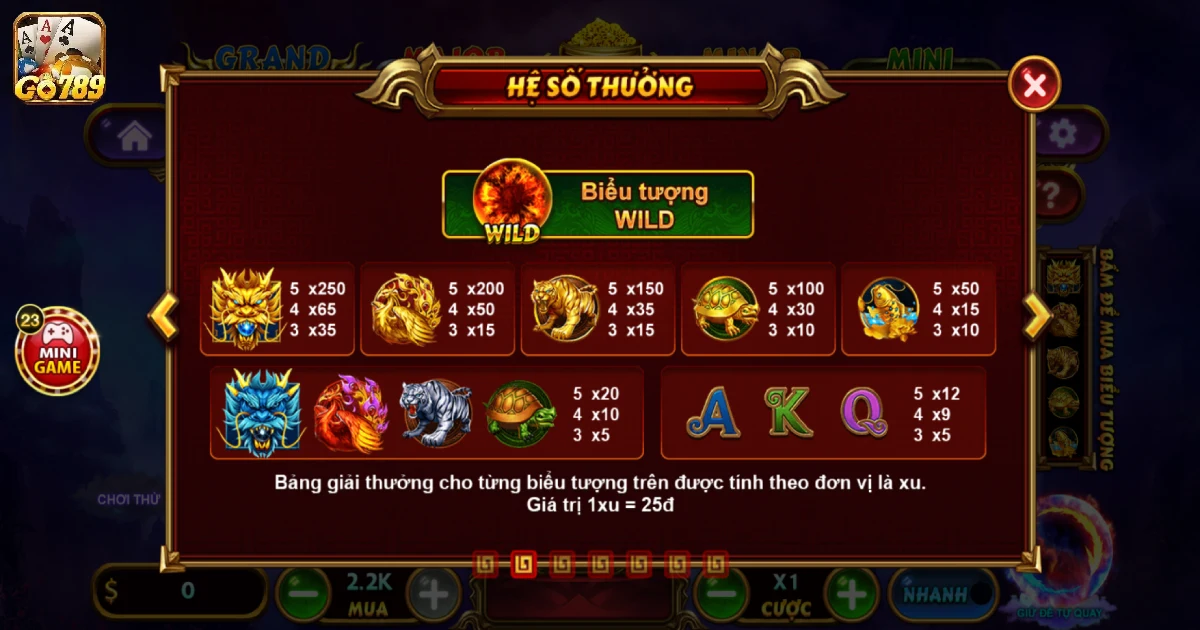 Khám Phá Kho Báu Tứ Linh Go789 - Trò Chơi Thú Vị & Hấp Dẫn 2 Giới Thiệu Trò Chơi Kho Báu Tứ Linh Go789