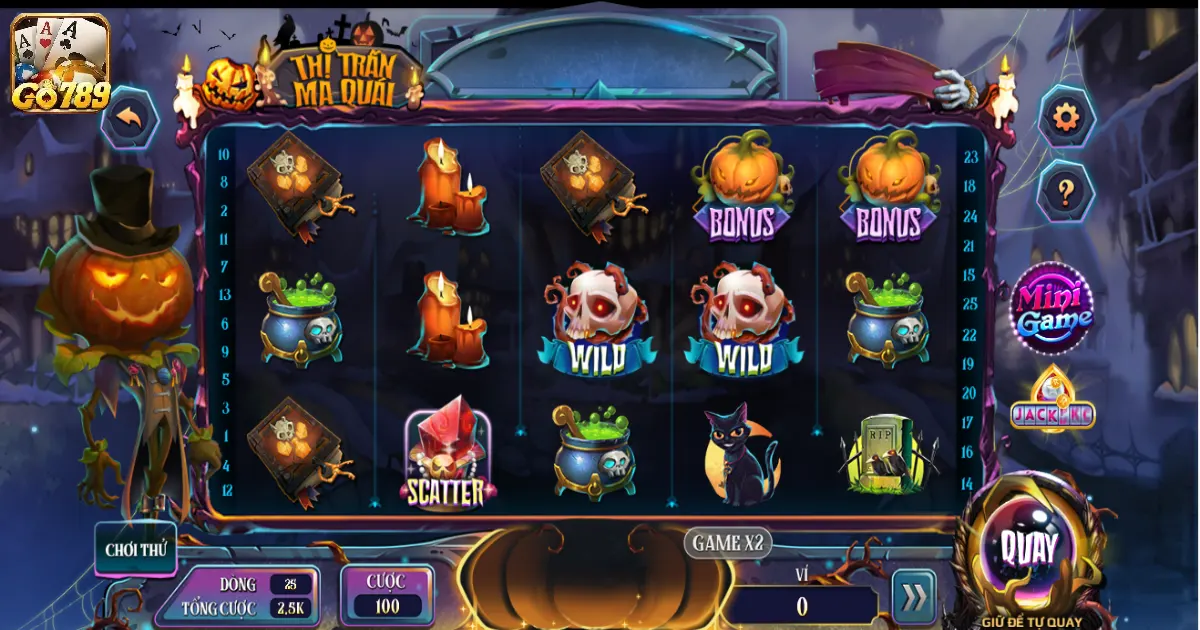 Khám Phá Thị Trấn Ma Quái Go789: Hành Trình Kỳ Bí Đầy Ly Kỳ 3 Biểu Tượng Ma Quái Trong Game